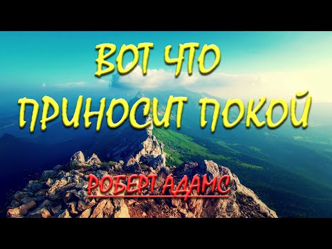 Видео: МУДРЕЦ НЕ ПРИНОСИТ ПОКОЙ [Роберт Адамс]