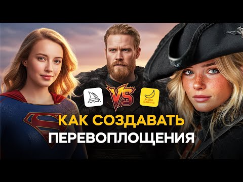 Видео: Midjourney VS Nano Banana. Кто круче создает перевоплощения?