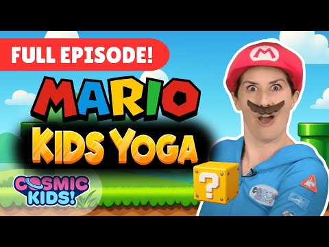 Видео: Йога-приключение для детей Super Mario! | Cosmic Kids