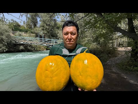 Видео: “Впервые видим ЖЁЛТЫЕ АРБУЗЫ! Узбекистан удивляет!”