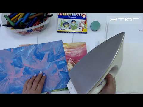 Видео: Мастер-класс «Космические дали» | Картины из воска в технике энкаустика