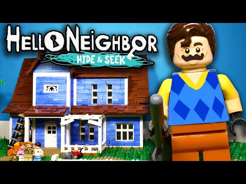 Видео: LEGO Мультфильм Привет, Сосед: Прятки /  Hello Neighbor: Hide and Seek / LEGO Stop Motion, Animation