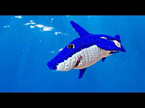 Видео: Акула Вязаная игрушка