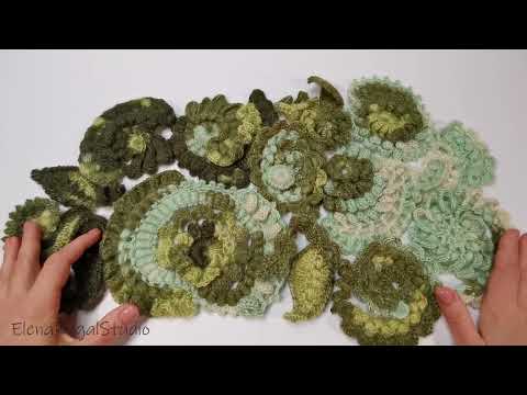 Видео: Интересные ИДЕИ! Вязание крючком/Мотивы для Фриформа, Ирландского кружева или Декора