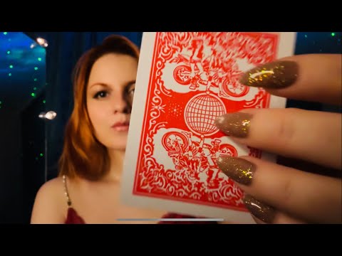 Видео: АСМР 🃏 ПОИГРАЙ СО МНОЙ! Проверка интуиции/TEST YOUR LUCK: asmr intuition/esp test & card-shuffling