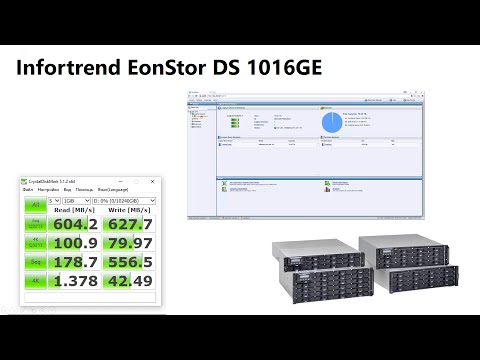 Видео: Обзор СХД Infortrend  EONSTOR DS 1016GE