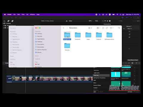 Видео: Как добавить эффекты фона в Final Cut Pro X | How to add Backgrounds effects to Final Cut Pro X