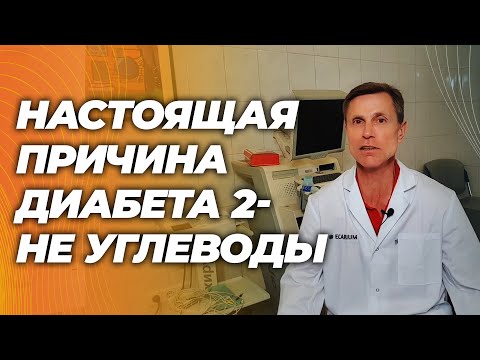 Видео: Настоящая причина диабета 2 типа не сахар и углеводы. В чем причина и как справиться.
