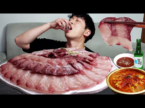 Видео: Вкусная сырая рыба! 🐟 MUKBANG REALSOUND ASMR EATINGSHOW