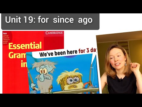 Видео: Красный Мерфи Unit 19:  for  since  ago | Английская грамматика для начинающих