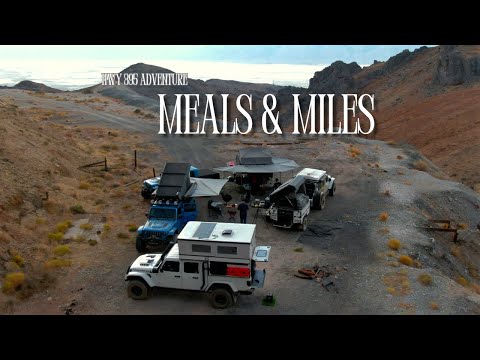 Видео: Эпическое приключение 395 – еда и мили с @TrailRecon @socalexpedition @shiftautoandoffroad