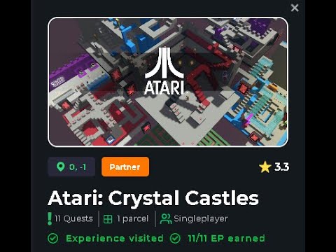 Видео: Прохождение карты Atari: Crystal Castles The Sandbox Alpha 3