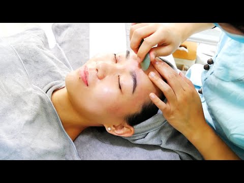 Видео: ASMR Китай лицевой точка акупунктуры массаж