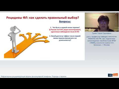 Видео: Рефрактерные рецидивирующие формы фолликулярной лимфомы  Подходы к терапии