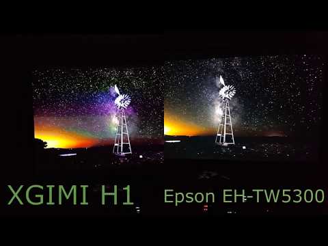 Видео: Сравнение XGIMI H1 и Epson EH-TW5300