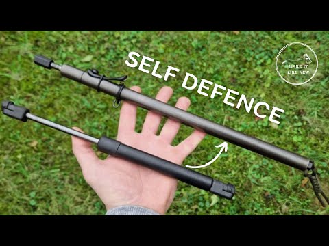 Видео: SELF DEFENCE. Making a Тelescopic Baton from an old Shock Absorber