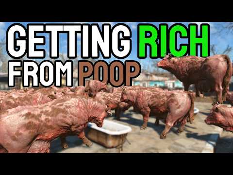 Видео: Как разбогатеть на дерьме браминов в Fallout 4