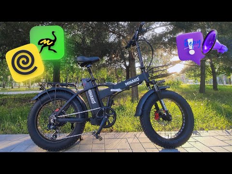 Видео: Обзор на лучший электровелосипед Minako F10 (Минако Ф10) Для курьера, дачи и города. Цена качество