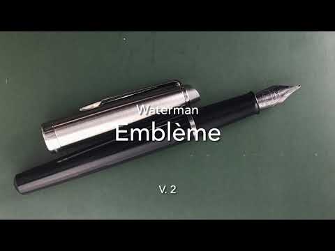 Видео: Обзор перьевой ручки Waterman Emblème (нового поколения)