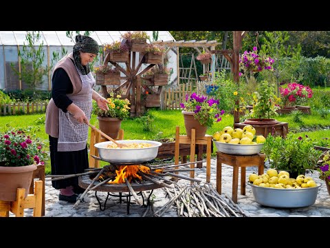Видео: 🍋 Жизнь В Горах Азербайджана. Домашнее Варенье Из Айвы И Засолка. Золотой Плод Осени.