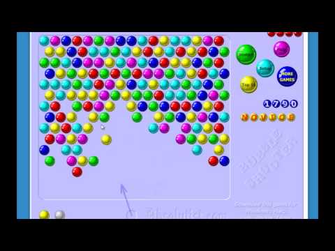Видео: Игра Bubble Shooter (Шарики - Стрелок пузырями)