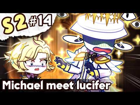 Видео: Если Бог 2 Сезон: Майкл встречает Люцифера Морнингстара || Hazbin Hotel Gacha Skit