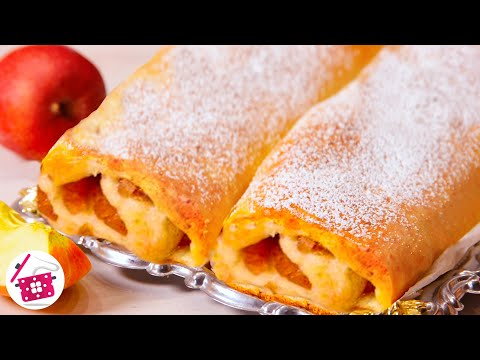 Видео: Этот Яблочный ПИРОГ меня покорил!🍏 Рецепт простой, а ВКУСНЯТИНА НЕРЕАЛЬНАЯ!!! Вертуты с яблоками