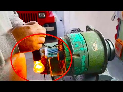 Видео: Как из Старого Генератора Сделать Сверх Единичный Мощный от Таир Камалова из Узбекистана.