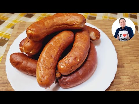 Видео: 💥 САРДЕЛЬКИ КУРИНЫЕ варено-копчёные | Самый лучший рецепт сарделек из мяса курицы | Сочные сардельки