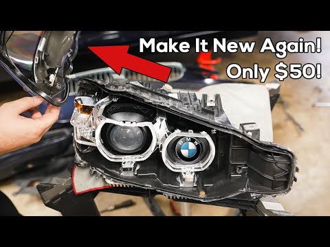 Видео: Полное руководство по замене линз фар BMW