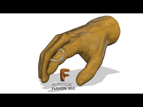 Видео: J.4. Кольцо за 3 минуты во Fusion 360 / Stylish ring in Fusion 360
