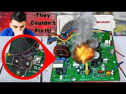 Видео: Перегоревшая плата переменного тока была отклонена другим ремонтником. Могу ли я ее починить?