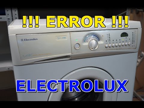 Видео: Сервисный тест стиральных машин Electrolux Сброс ошибки