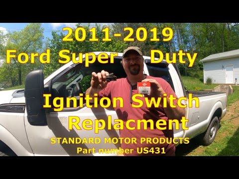 Видео: Код: B10F1-14 Замена замка зажигания 2011-2019 Ford Super Duty Standard Motor Products USA431