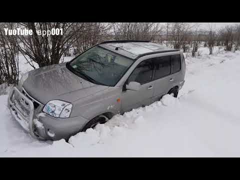 Видео: Ниссан Nissan x-treil  способности, против #2 нивы врр001