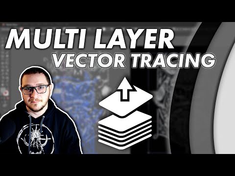 Видео: Многослойная векторная трассировка для лазерной гравировки