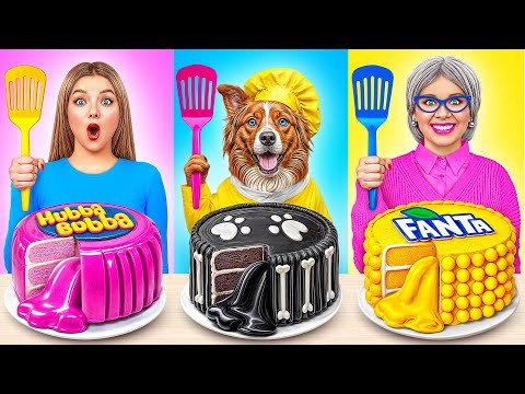 Видео: Кулинарный Челлендж: Я против Бабушки с Животными от Multi DO Smile