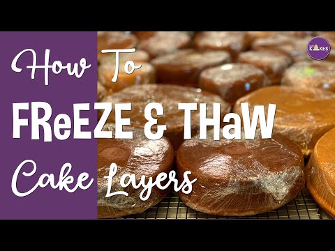 Видео: Не покрывайте замороженные торты глазурью!