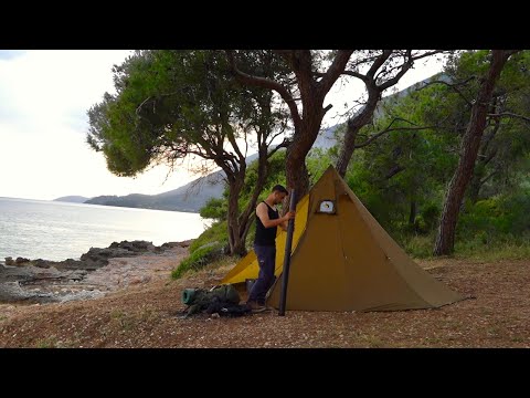 Видео: 3-дневный одиночный кемпинг в Бушкрафте - Одиночное путешествие в Бушкрафт - АСМР