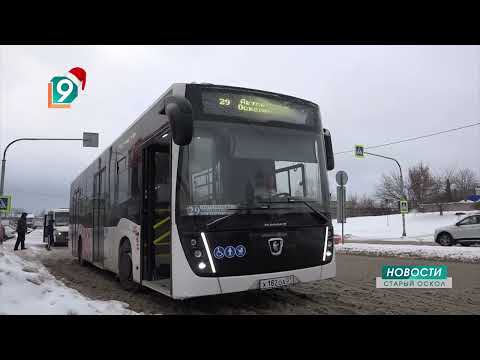 Видео: Новые автобусы начали курсировать по Старому Осколу в тестовом режиме