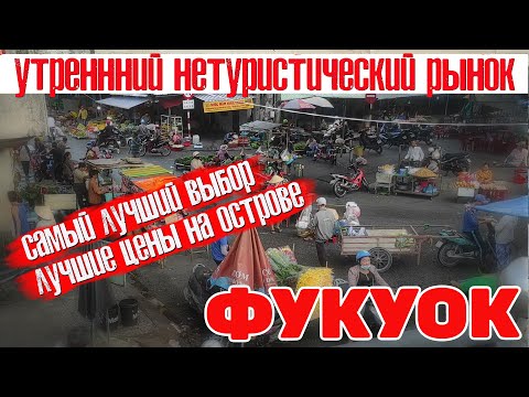 Видео: Фукуок. Утренний нетуристический рынок. Лучшие цены на острове. Вьетнам #отпусксбмв