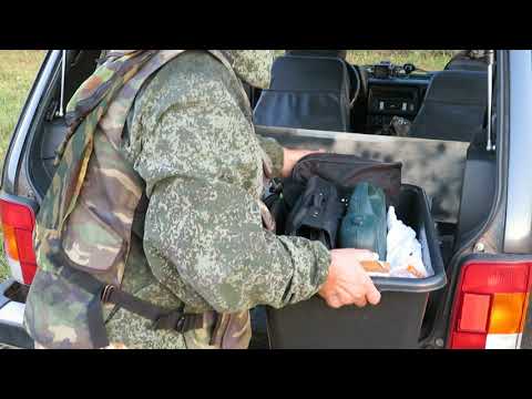 Видео: Охотничья Нива.  Спальное место. Вещи которые постоянно находятся в моей машине.
