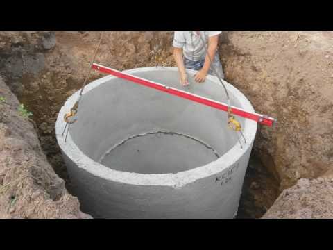 Видео: Установка колец канализации кран-бортом Камаз 4308