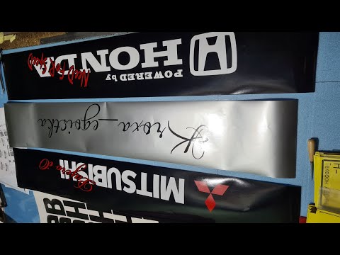 Видео: Монтаж солнцезащитной полосы на лобовое стекло