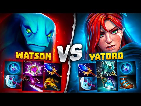 Видео: 13к ММР МОРФ потеет  в сложной игре - WATSON vs YATORO, Noone, Malrine Dota 2