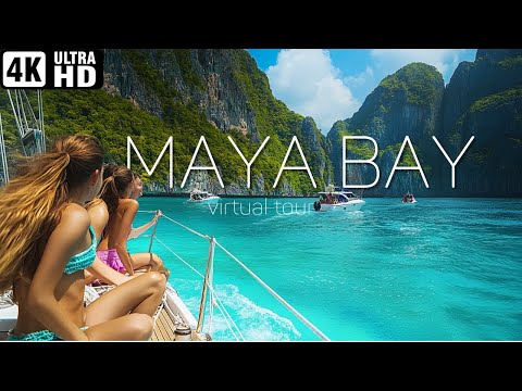 Видео: Maya Bay [4K] 🇹🇭 | Пляж, от которого перехватывает дыхание | Таиланд 2025