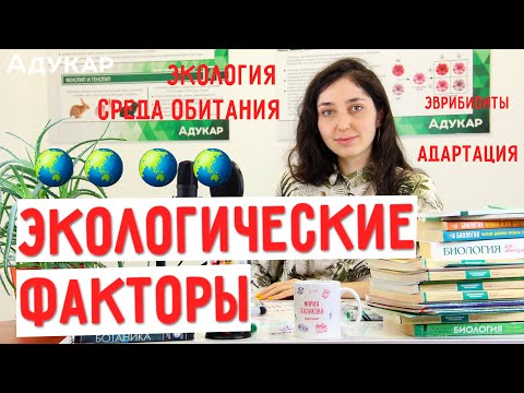 Видео: Среда обитания организмов и экологические факторы | Биология ЦТ, ЕГЭ