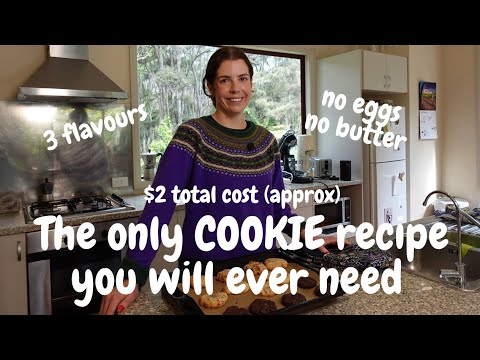 Видео: ЕДИНСТВЕННЫЙ РЕЦЕПТ ПЕЧЕНЬЯ, КОТОРЫЙ ВАМ КОГДА-ЛИБО ПОНАДОБИТСЯ! 3 вкуса, без масла, без яиц, низ...