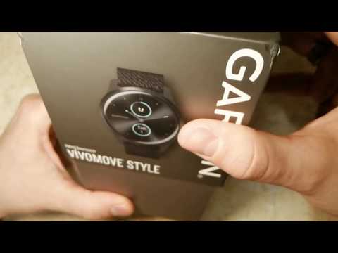 Видео: Гибридные часы Garmin Vivomove Style - краткий обзор, уведомления, мультимедиа