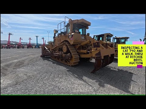Видео: Аукцион на Ritchie Bros в Перрисе, Калифорния... Прогулка по двору